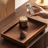 Rechteckige Gongfu Teeschale Massivholz Schmuckaufbewahrungstablett Japanischer Stil Holztablett Teetisch