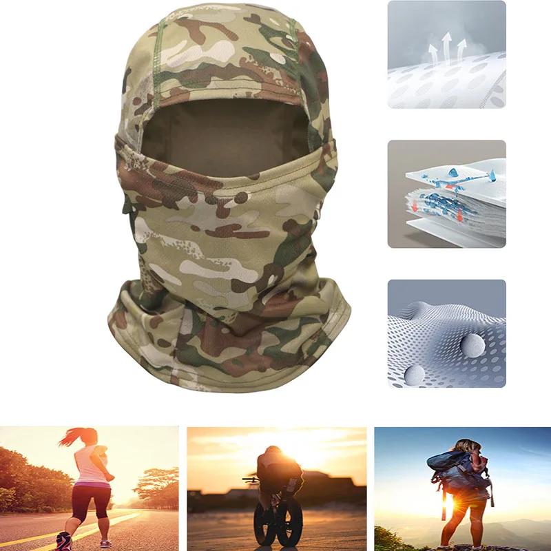 Camouflage Balaclava Full Face Mask Ski Bike Biking Hunting Head Cover Scarf Airsoft Cap Men
