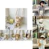 Adorable Korean Style Children's Cute Rabbit Knit Yarn Shoulder Bag For Girls