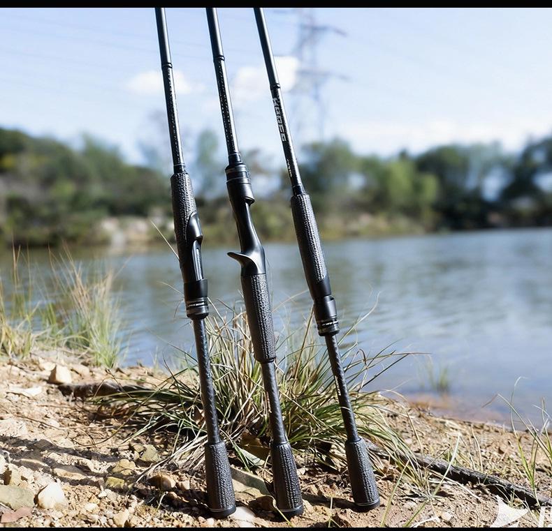BEARKING HADES Ultra-Light Carbon Fiber Bass & Perch Lure Rod with Woven Handle