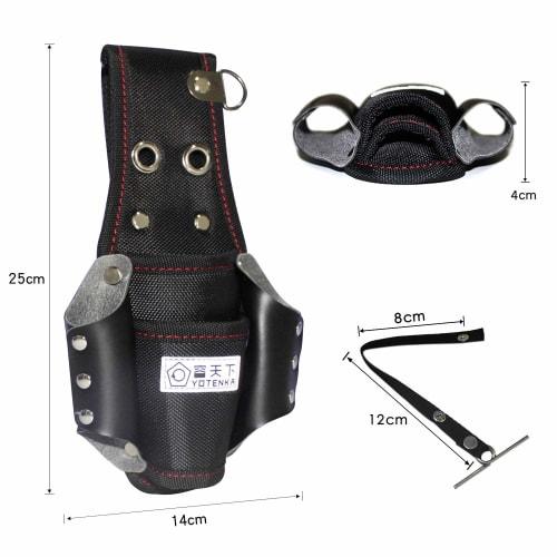 Tool holder, pliers holder, screwdriver holder, tool holder, 4-tool holder, 2-tier holder, with tape hook and work belt