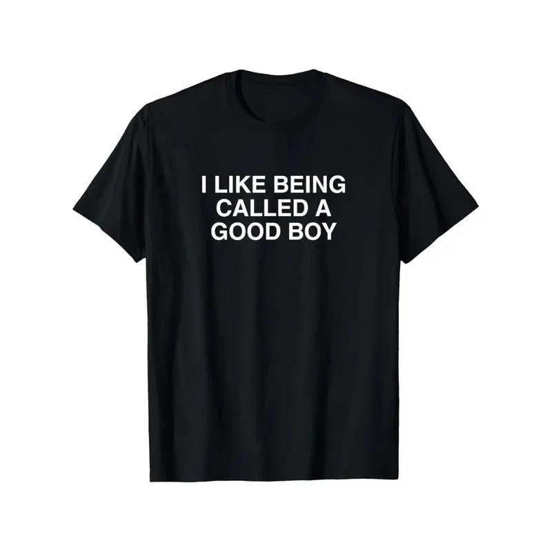 

American-style high street Men s Funny I Like Being Called a Good Boy Graphic M