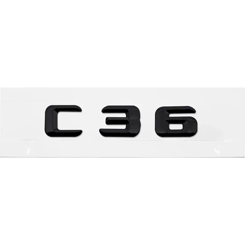 Modified Car Trunk Sticker Letter Badge Decals Decoration for Mercedes Benz C Class C32 C36 C43 C55 C63 C180 C200 C220 C230
