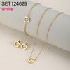 Round Crystal Stainless Steel Bracelet Coloful Moissanite Bracelet  for Gifts