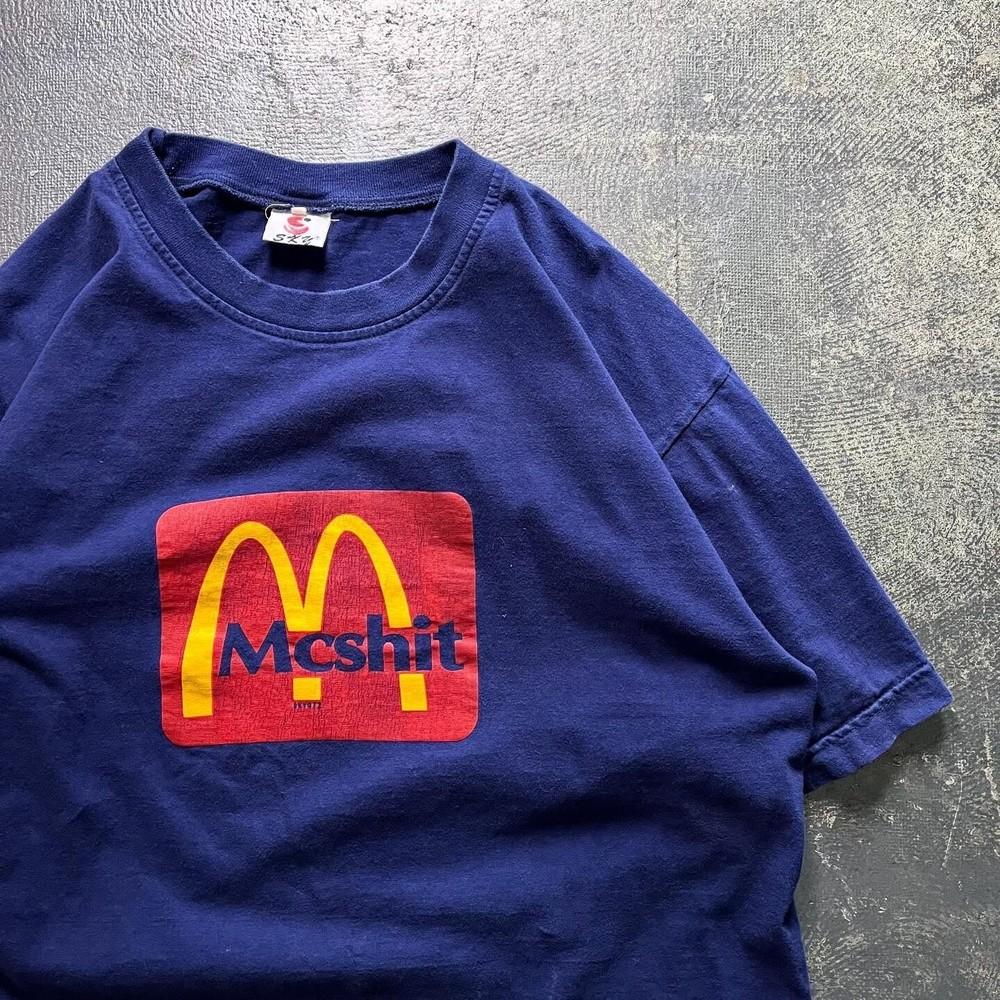 Vintage Mcshit Funny Graphic TShirt Unisex Short Sleeve Cotton Shirt S5XL Unisex T-Shirt S