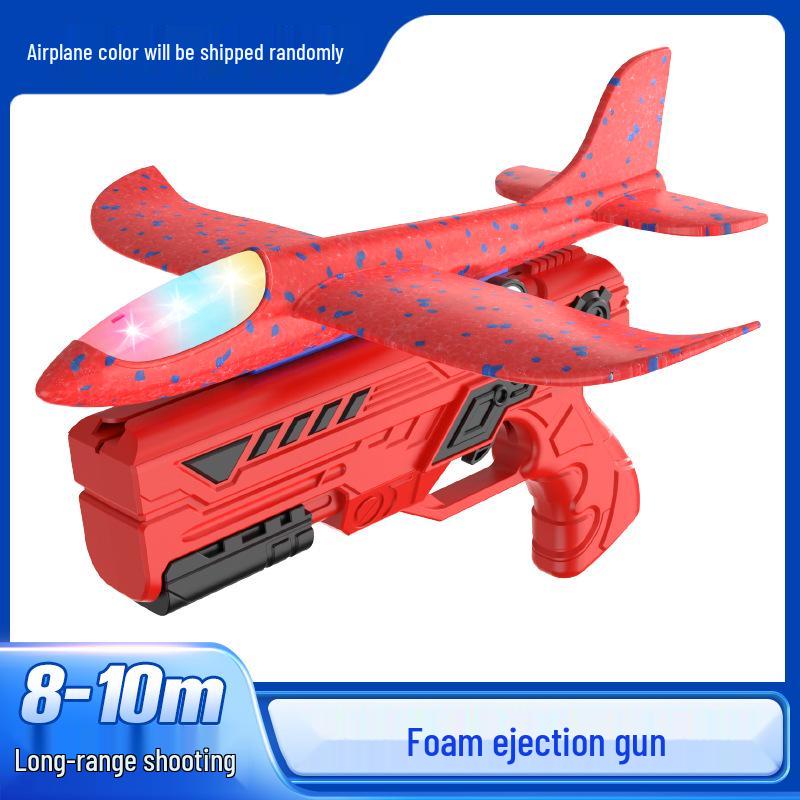 Flashing Foam Catapult Plane Launcher - Parent-Child Outdoor Toy