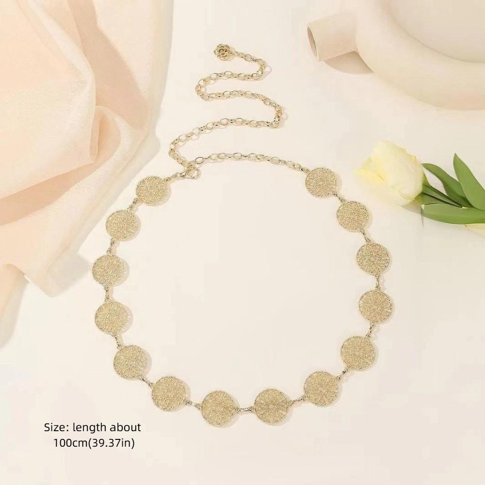 Bohemian Waist Chain Belt Adjustable Ethnic Style Belt Retro Bohemian Belt  For Jeans