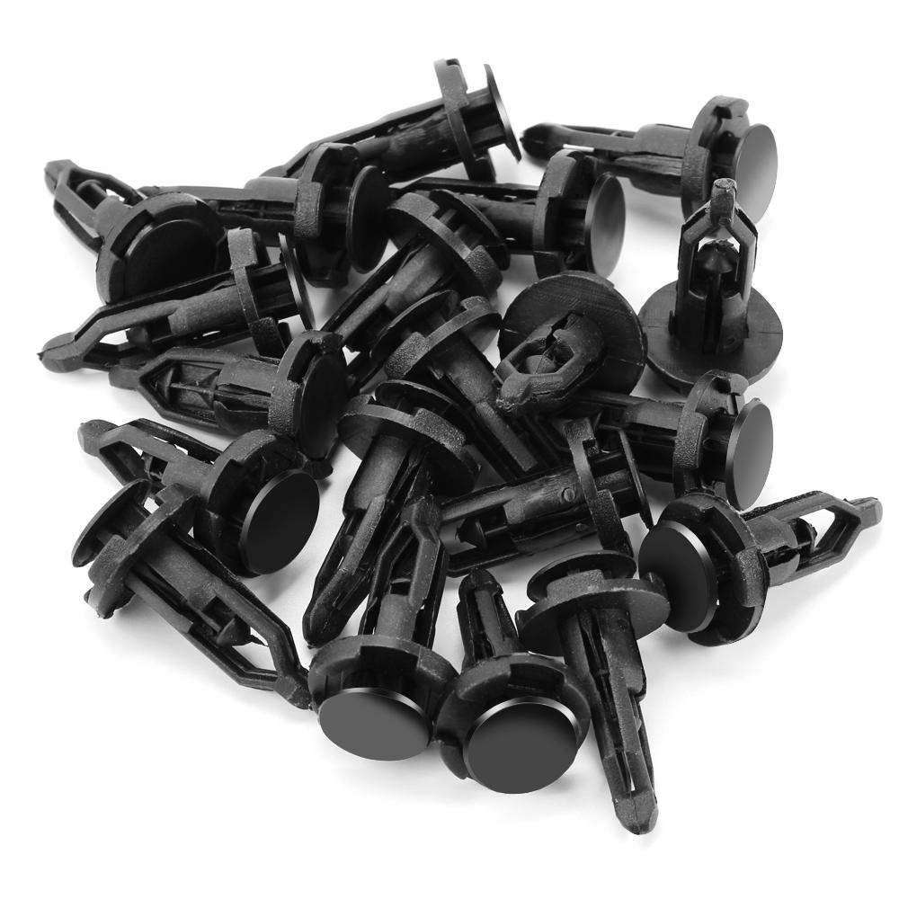 100pcs 8mm ATV Bumper Fastener Rivet Clips Car Retainer Fairing Body Trim Panel Screws Plug For Polaris Sportsman XP Rangers RZR