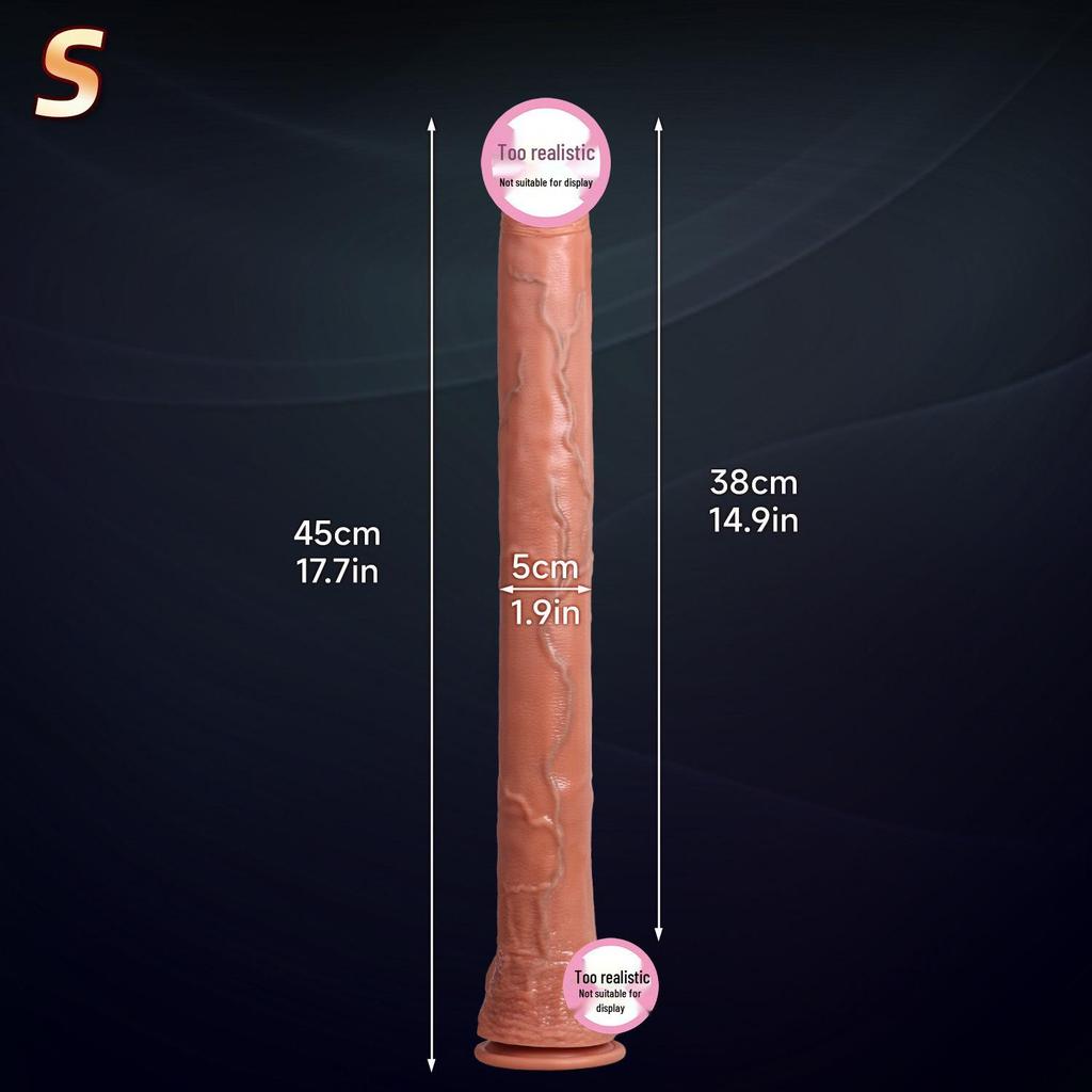 Ultra-langer Silikondildo - Weicher Flesh-Masturbator für Erwachsene für Frauen