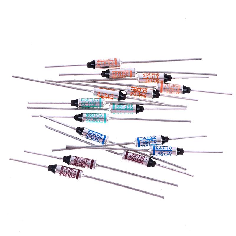 10Pcs Sefuse Cutoffs Thermal Fuse Rice Cooker Thermal Fuse 250V 192℃ 113℃ 142℃ 172℃ 240℃ Sf240E Sf169E Sf113E Sf188E