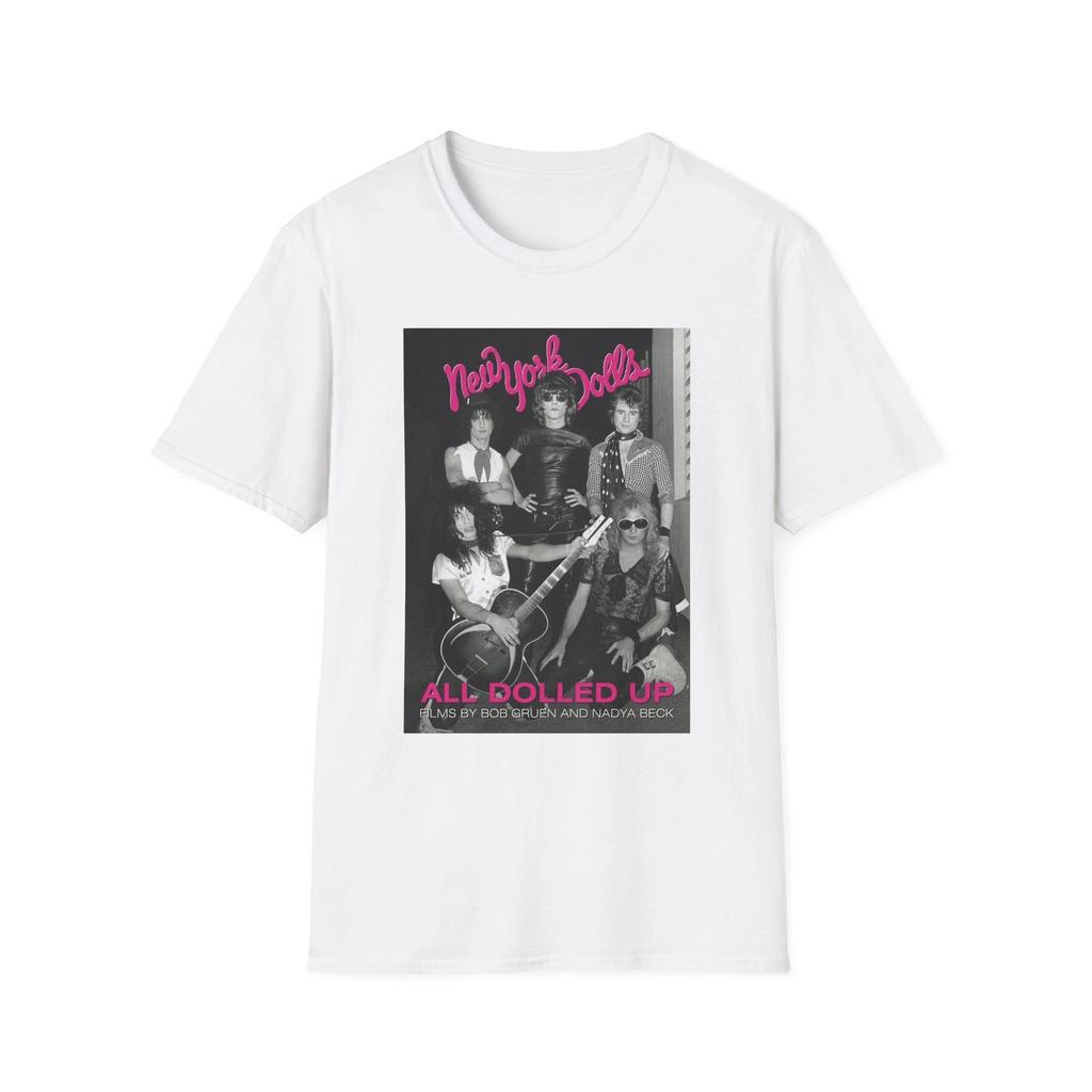 T-shirt Unisex per Adulti New York Dolls T-shirt Pesante in Cotone Unisex