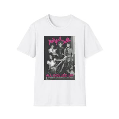 T-shirt Unisex per Adulti New York Dolls T-shirt Pesante in Cotone Unisex