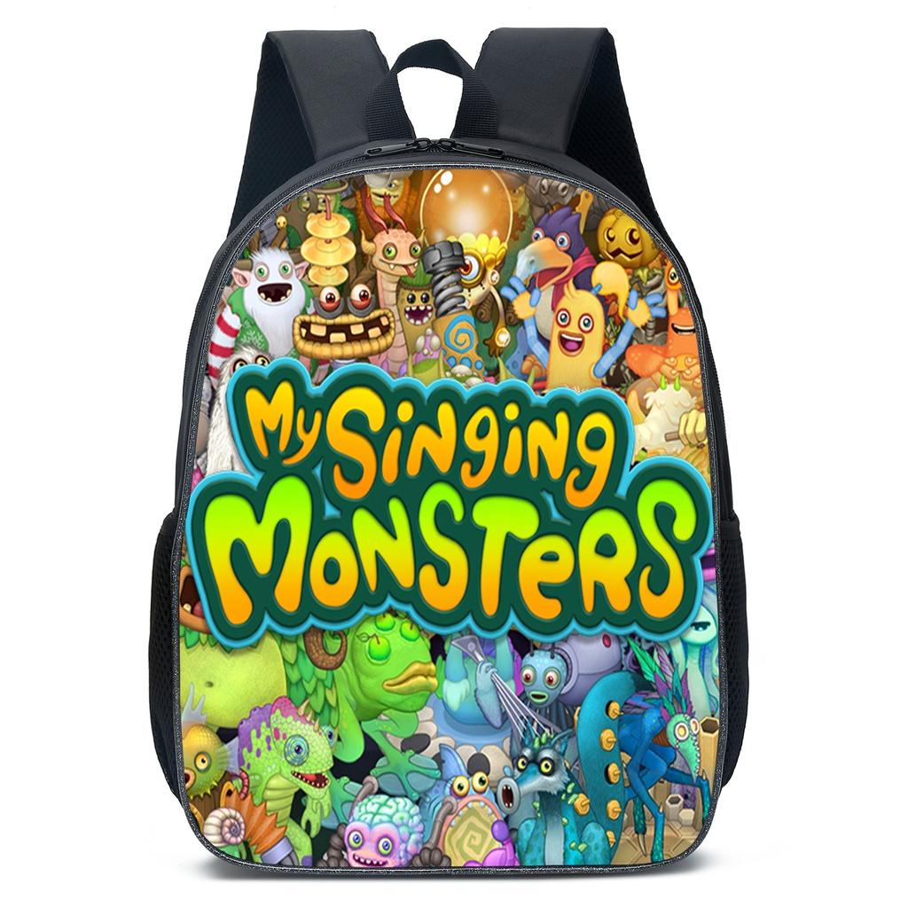 My Singing Monsters Cartoon Backpack For Kids 20l Capacity