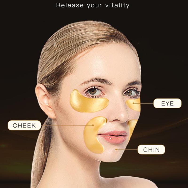 Gold Nourish Eye Mask Anti Dark Circles Masks Eye Patches Desalination Eye Bags Korean Skin Care Products