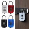 Electroplated Steel Shackle Code Lock Compact Lightweight Password Lock Padlock  Gym Locker