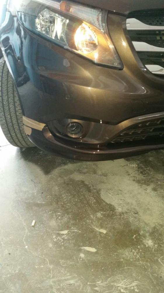 Tuning Body Kit On the Front Bumper (for Painting) for Mercedes Vito/V-class W447 2014-