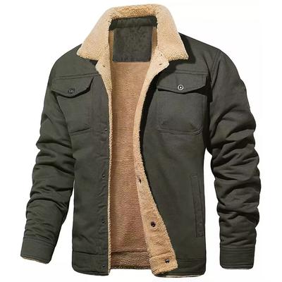 Men's Bomber Jacket Military Parka Masculino Autumn Winter Tactical Cotton Fleece Cargo Coats Jackets Clothes Overcoats Hombre