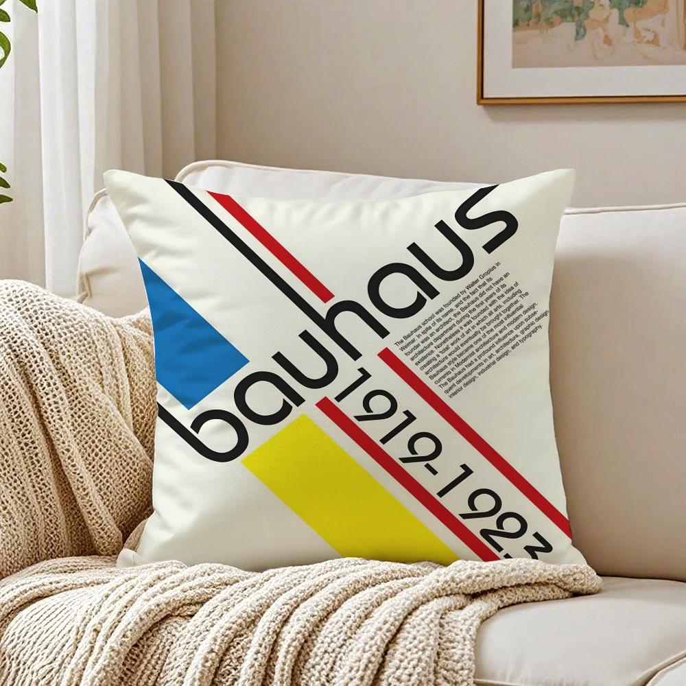 Famous Modern Minimal Design Style BBauhaus Cushion Cover Pillowcase Antidustmite Living Room Sofa Decor Cushion Room