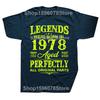 Novelty Vintage 1978 Funny 47 Years Old 47th Tee Tops Round Neck Short-Sleeve Fashion Tshirt Clothing Casual Basic T-shirts