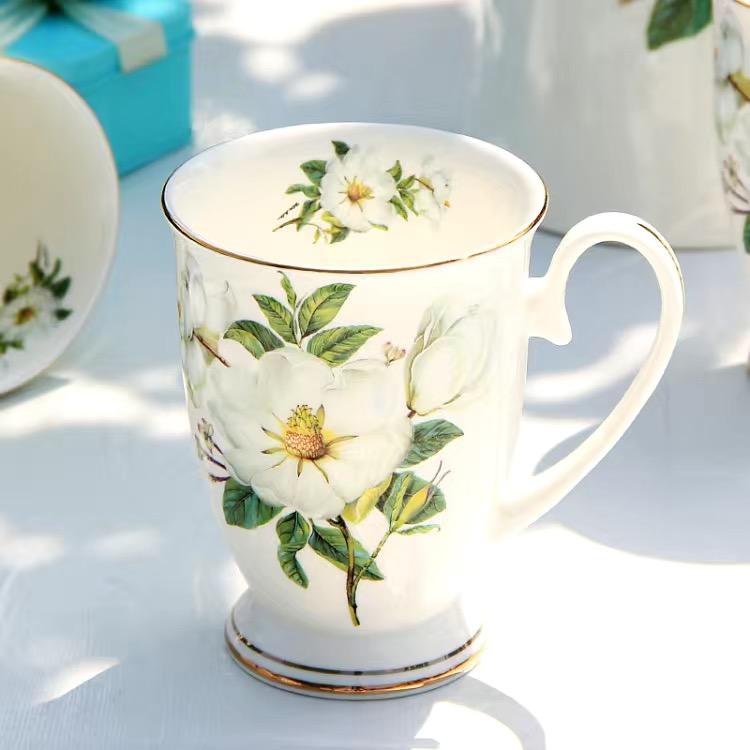 

Роскошная кофейная чашка в европейском стиле, кружка, чашка для воды, кофейная чашка, чашка для молока, чашка для завтрака, послеобеденный чай, цветочный чай