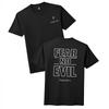 No Temeré Mal alguno Salmo 23:Camiseta Cristiana 4, Camiseta Unisex con Estampado Delantero y Trasero