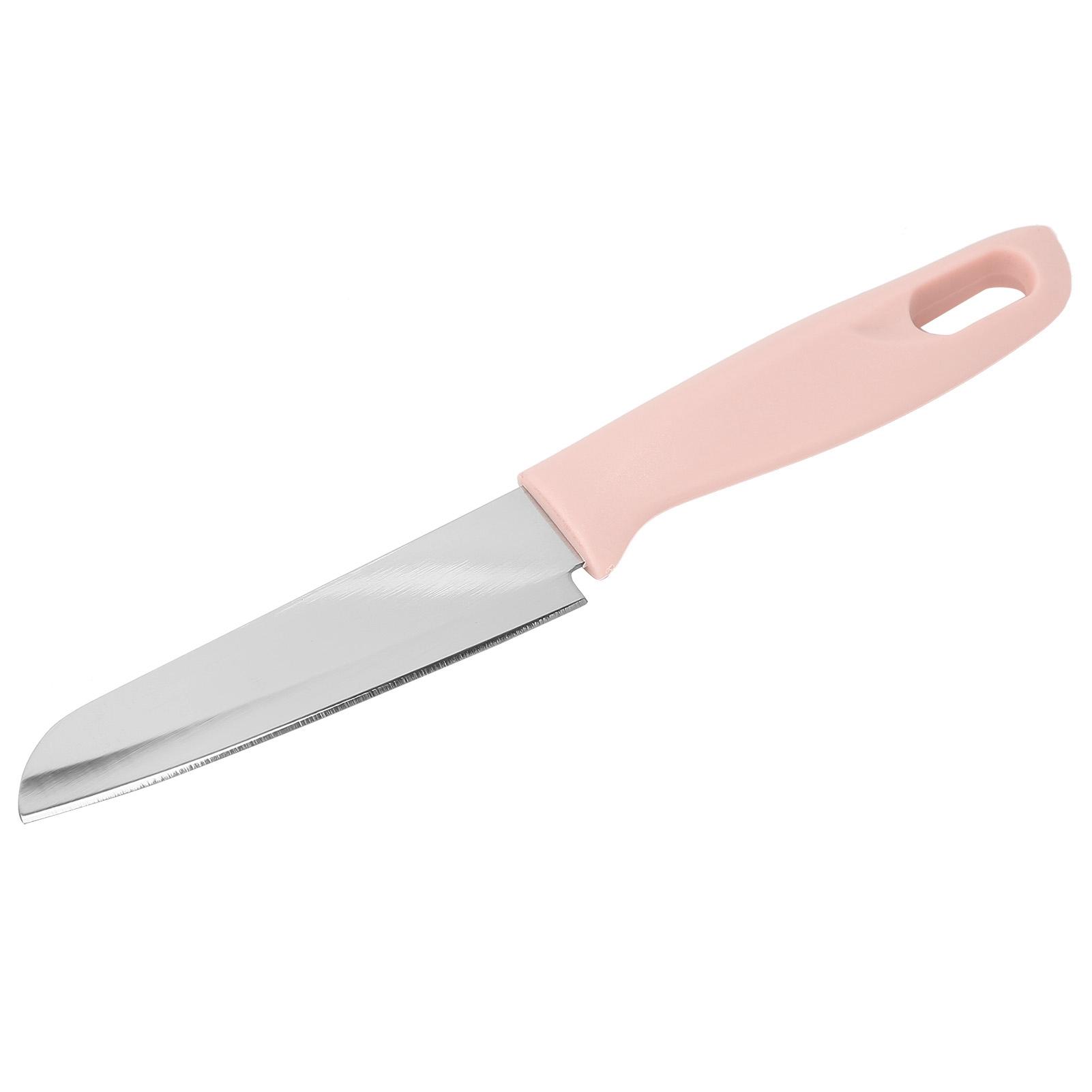 

Портативний кухонний ніж з нержавіючої сталі для нарізки фруктів та динь з чохлом для домашнього використання