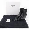 Excellent CELINE short boots Jacno side-gore leather Chelsea boots 37 327653002C Used