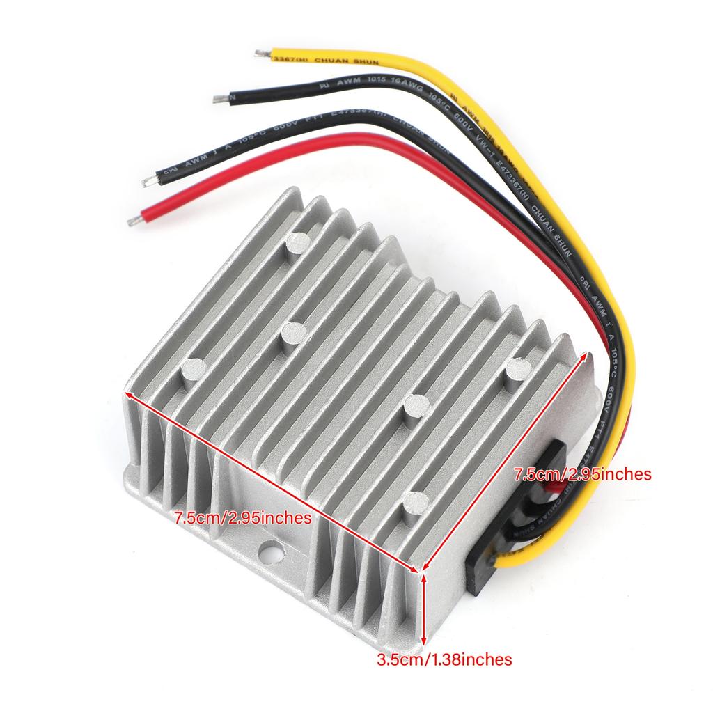 Areyourshop WaterProof 24V To 12V 10A 120W Step Down DC/DC Power Converter Regulator