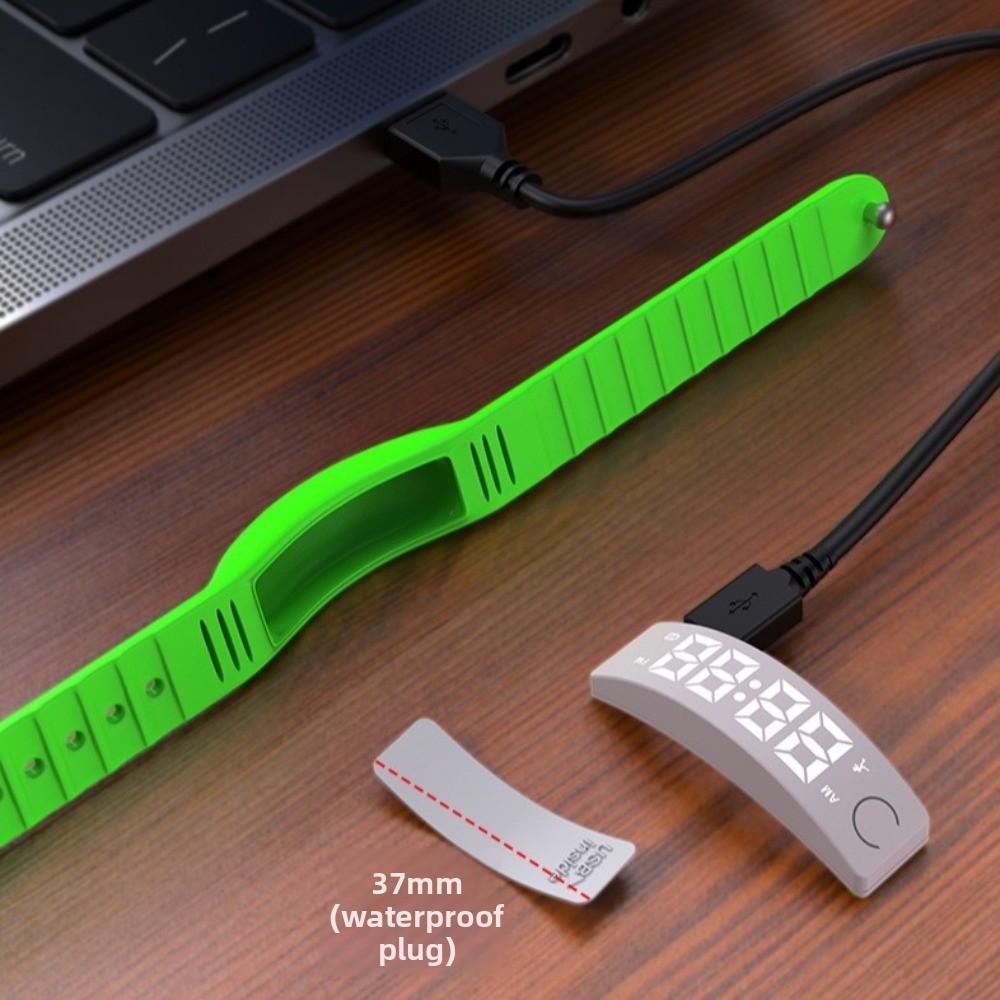 Vibrationsalarm Smart Armband Wiederaufladbares Sportarmband Neues Smartband für Studenten