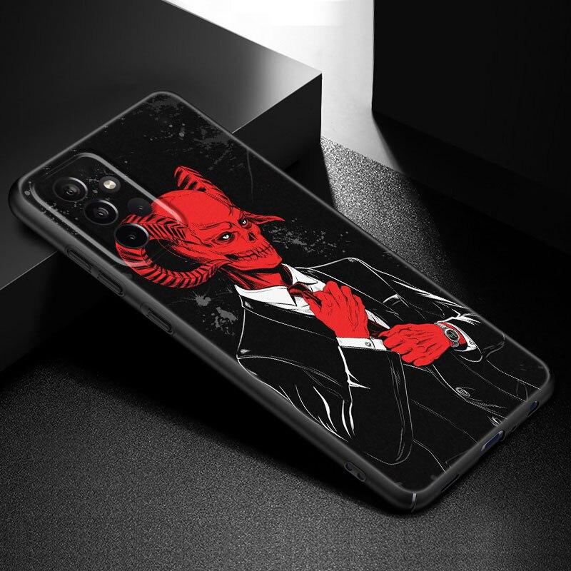 Satanic Scary Skull Phone Case For Samsung Galaxy A21 A30 A50 A52 S A13 A22 A32 A33 A53 A73 5G A11 A12 A31 A51 A70 A71 A72 Cover