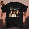 T-shirt Noir Manches Courtes en Coton Unisexe Bee Gees Band Tailles S-5XL T-shirt Unisexe