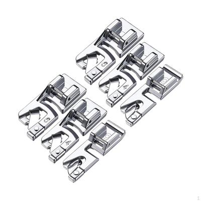 6 Pieces 3mm 4mm and 6mm Metal Sewing Machine Presser Kit, Supplies