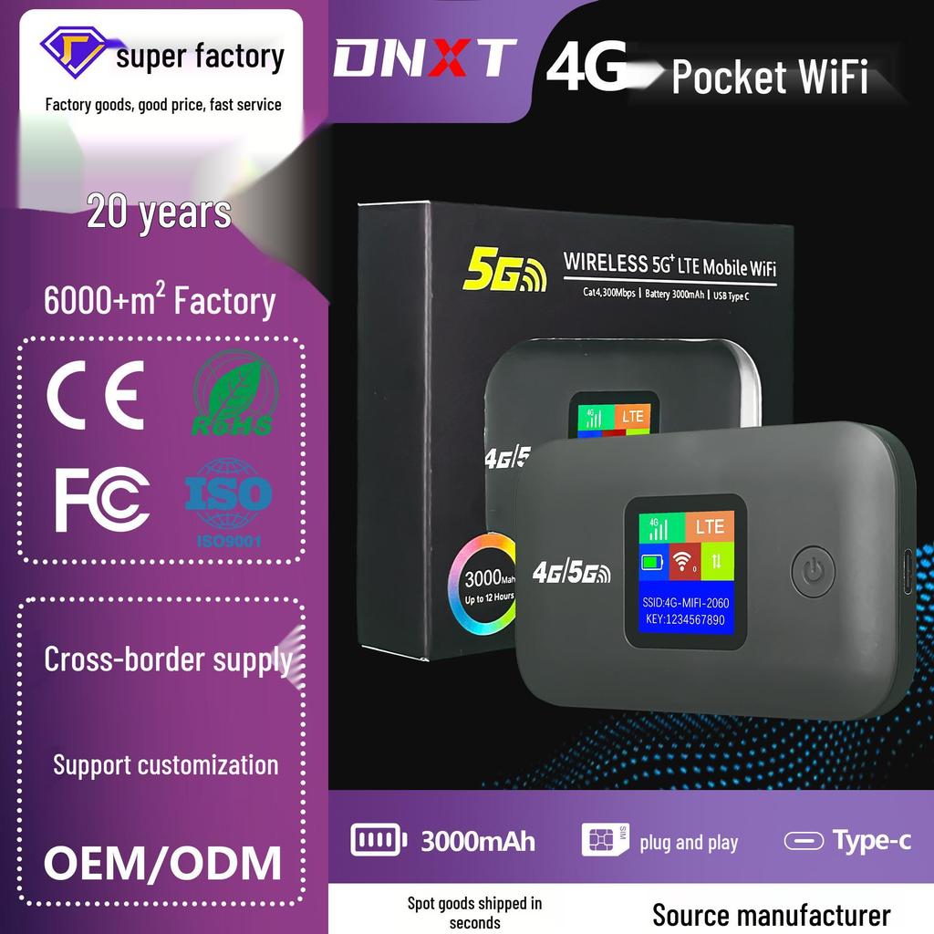 A8 5G Portable MIFI LTE Router with SIM Card Slot