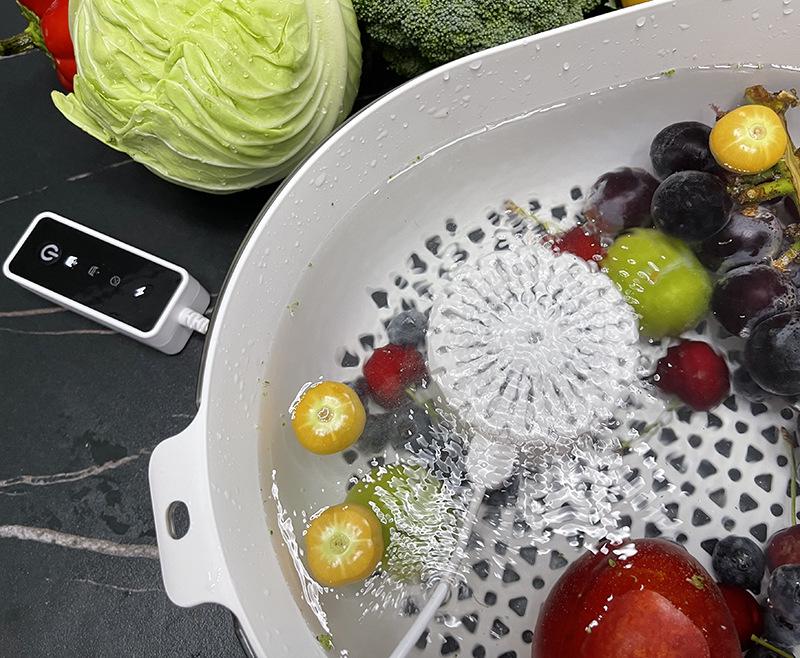 Ultrasonic Fruit & Veggie Cleaner: Sterilize, Disinfect, Remove Pesticides Conveniently