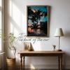 Visit Miami Poster Canvas Printing Miami City Real Photos Wall Art Miami Traveling Aesthetic Print Home Room Bar Wall Decoration