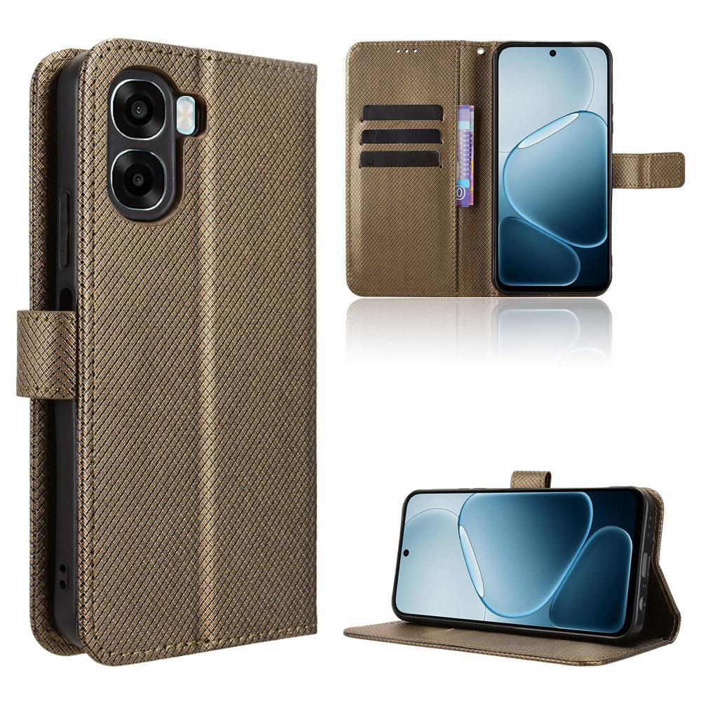 Flip-Hüllen für OPPO A6X Lederhülle [Flip Vintage Leder] Stoßfest Langlebig Retro Handyhülle