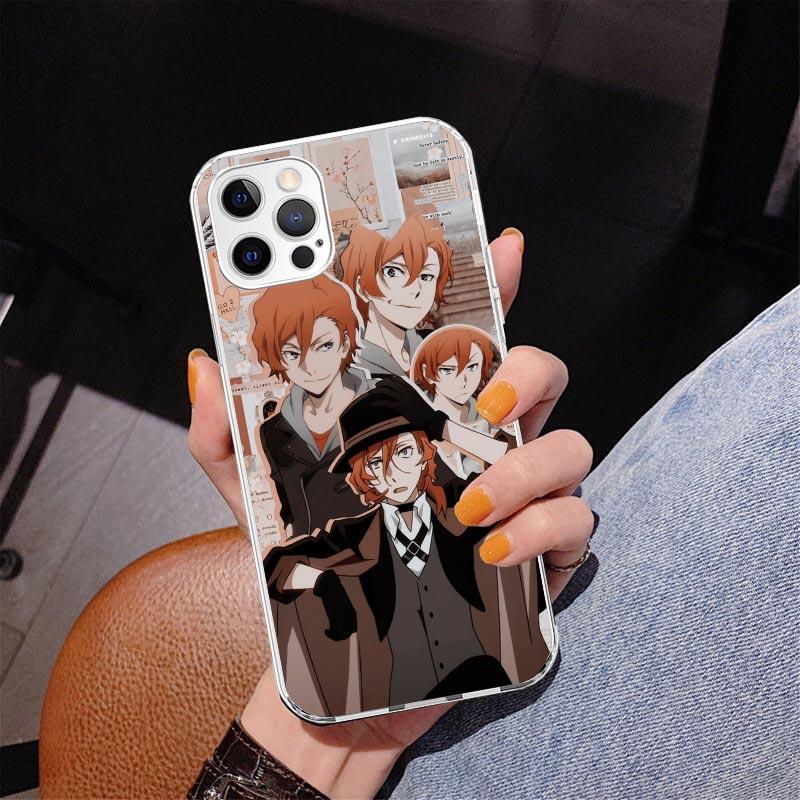 Bungo Stray Dogs Poster Anime Phone Case For iPhone 17 Air 16 Pro Max 16E 15 + 14 Plus 11 12 13 Mini 7 8 SE Gift Print Cover Fun