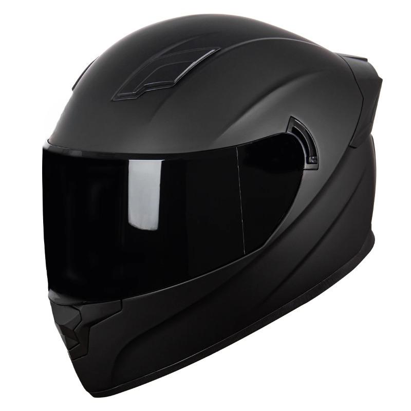 Full Face Motorcycle Helmet - Dual Lens DOT Certified All-Season Helmet