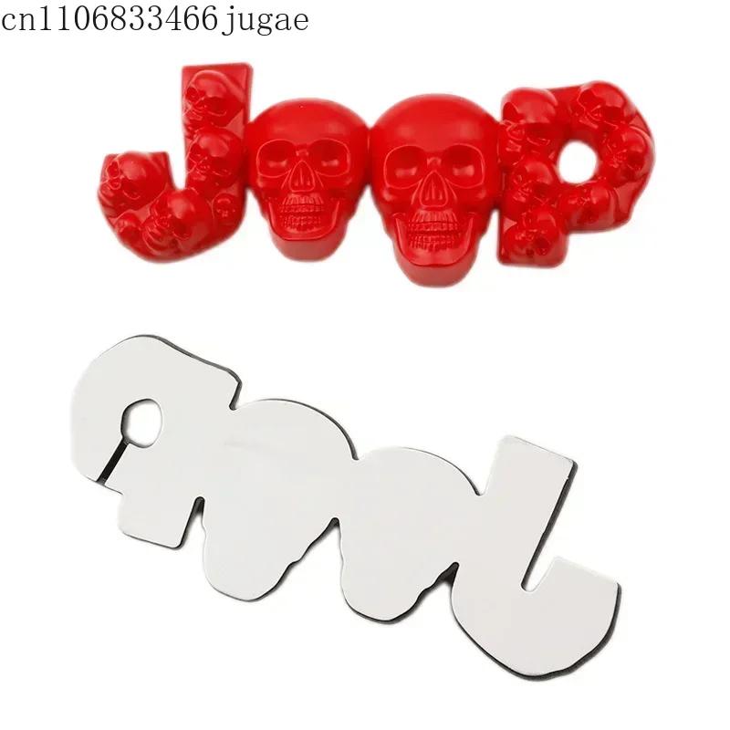 ABS Car Front Badge Rear Trunk Emblem for Jeep Ranegade Patriot Wrangler Grand Cherokee Commander Trail Hawk Rubicon