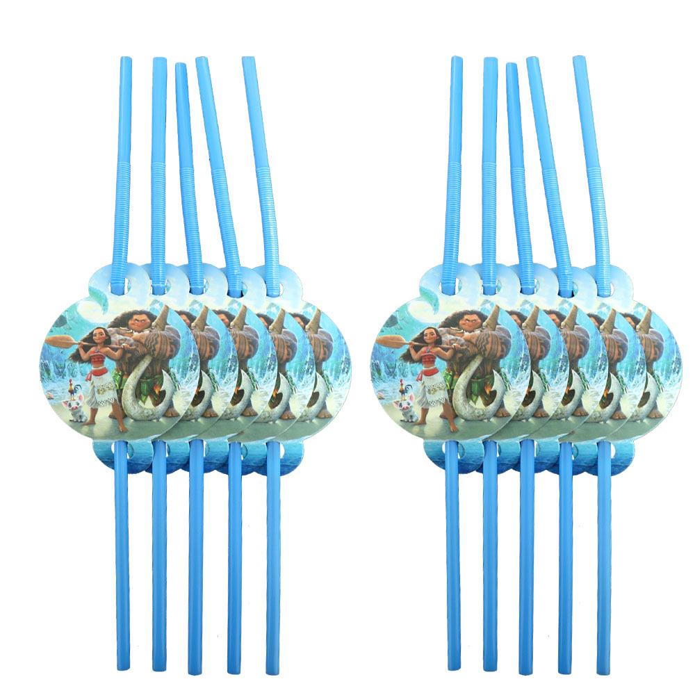 Moana Birthday Party Supplies Disposable Tableware Paper Plates Paper Cups Paper Towels Boy Decoration Green Environmental Protection