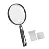 2 Time/1.5 Time Magnifying Glass Shatterproof Design Nonslip Handle Perfect for Close Work Reading by Elderly Adults Nature Exploration
