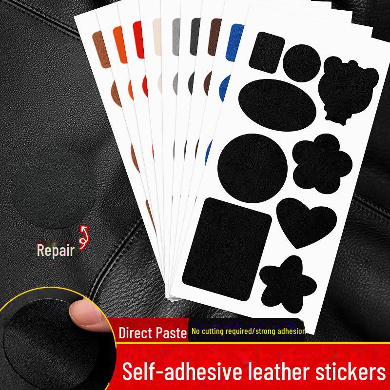 Self-Adhesive Genuine Leather Repair Patch for Sofa, Chair & Car Seat