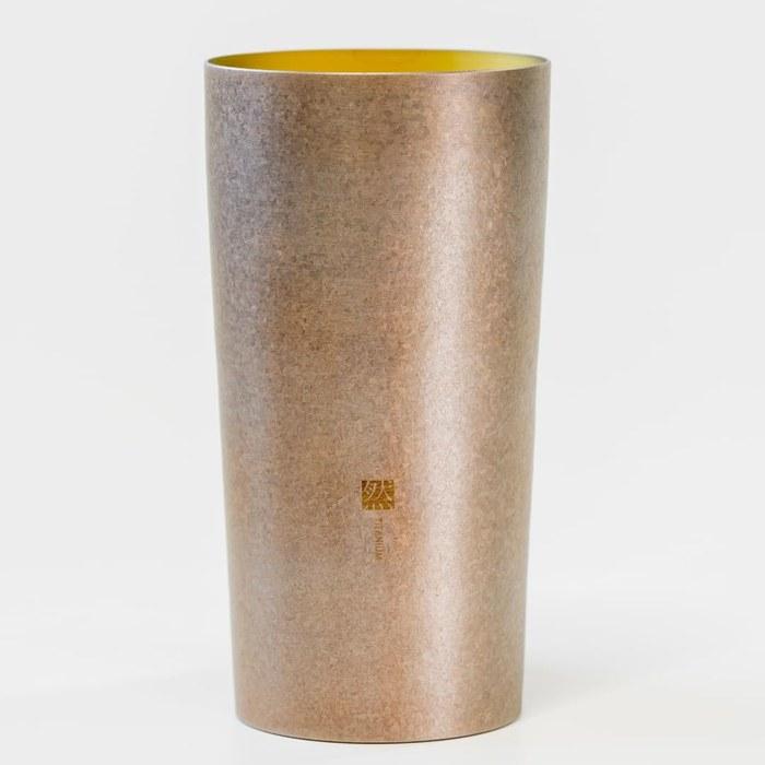 HORIE Titanium Double Wall Tumbler Zen Premium 350ml, Gold