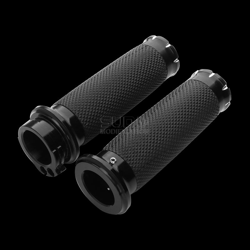

Applicable to Harley 883 1200 X48 72 Big Gliding Road King Tough Guy Fatty Restoration CNC Handle Gel Handle Cover Black