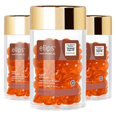 Ellipse Hair Vitamin Revitalizing Argan Oil 50 Soft Capsules, 3, 50ml