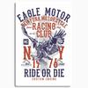 Born to Ride Motorcycle Tin Signs, Retro Metal Sign Plaque, Vintage Wall Decor, Garage, Bar, Man Cave, Decorative Plate
