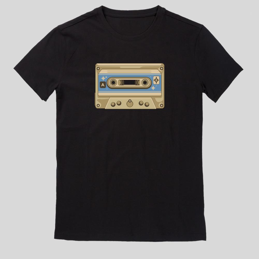 Retro Style Oldschool Tape Cassette Vintage Mixtape T-ShirtWill Open In a New Window or Tab