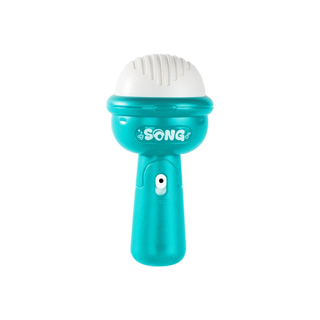 Wireless Kids BT Karaoke Machine with 2 Microphones Portable Singing Speaker Handles Easy Storage Music Toy for Boys