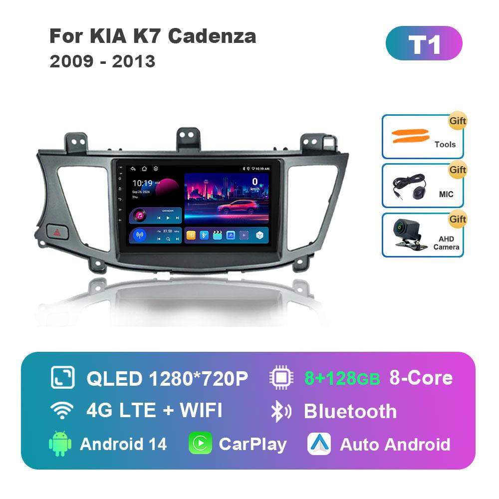 Android 14 Intelligent System Car Video Multimedia Player for KlA K7 Cadenza 2009 - 2013 GPS DSP Stereo WiFi BT 4G Auto Tools