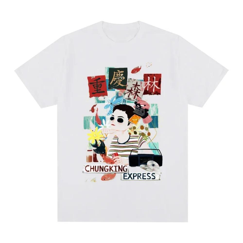 Chungking express Wong Kar-wai Vintage T-Shirt Film Klassiker Chinesisch Männer Neu TEE T-SHIRT Damen Oberteile